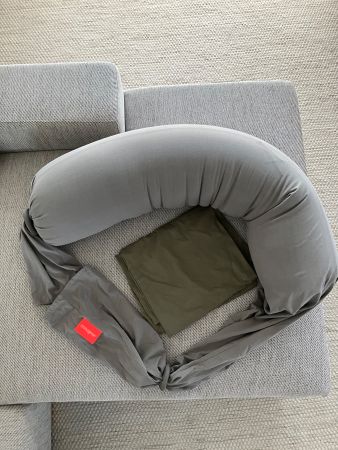 bbhugme Schwangerschaftskissen Stillkissen mit extra Bezug