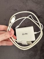 Celly power bank with extra USB-C cable
