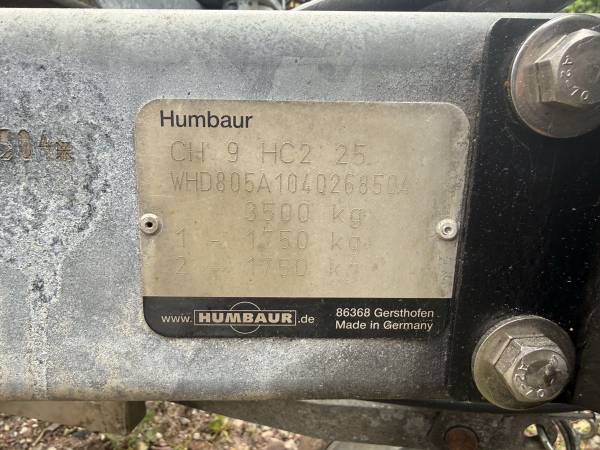 Humbaur Rimorchi: Autotransporter Humbaur 3500kg – Usato da Unterterzen venduto da Hobby-driver 5