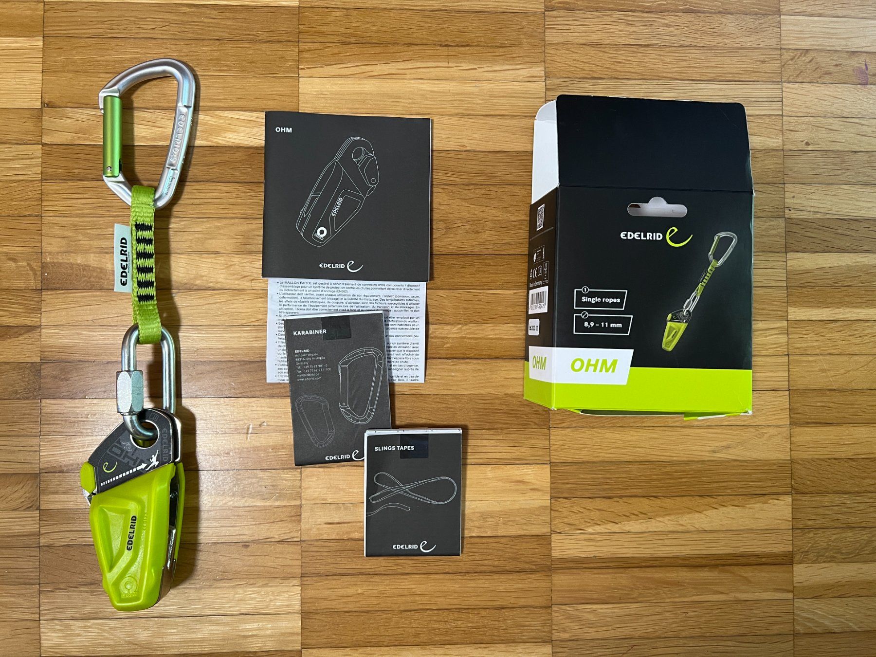 Attrezzatura da arrampicata: Neues Edelrid Ohm – Nuovo e nell'imballaggio originale da Birsfelden venduto da msn_6qk2