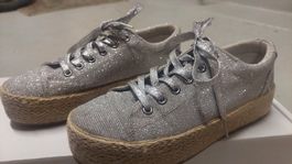 Sneakers Marines/original gr.39/Plateu Sneakers in Silber