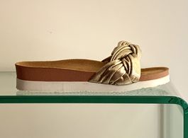 BEQUEME SANDALEN GOLD VON GIOSEPPO **NEU**, GRÖSSE 38