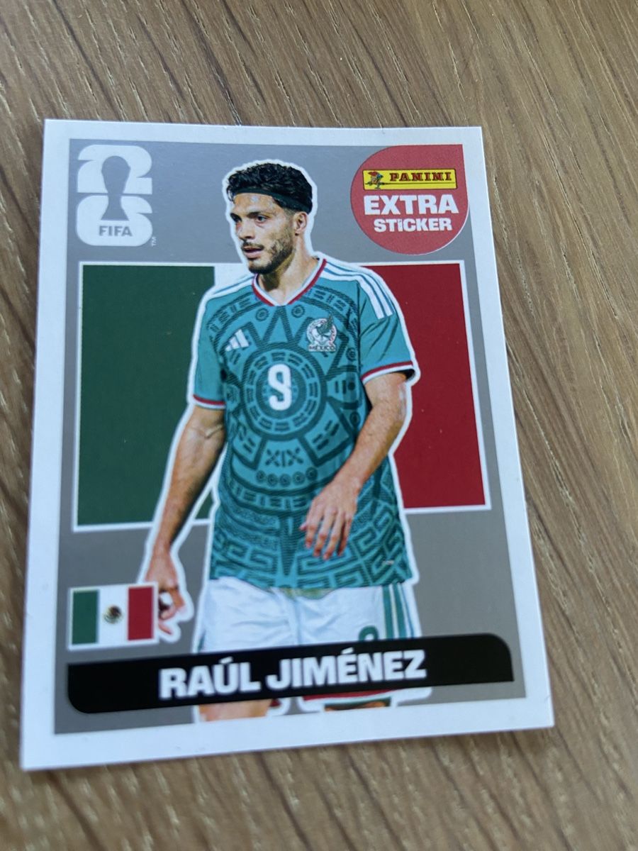 Panini Cartes à collectionner: Panini Extra Sticker Raúl Jiménez silber – Neuf (Voir description) à Lotzwil par kie_t777