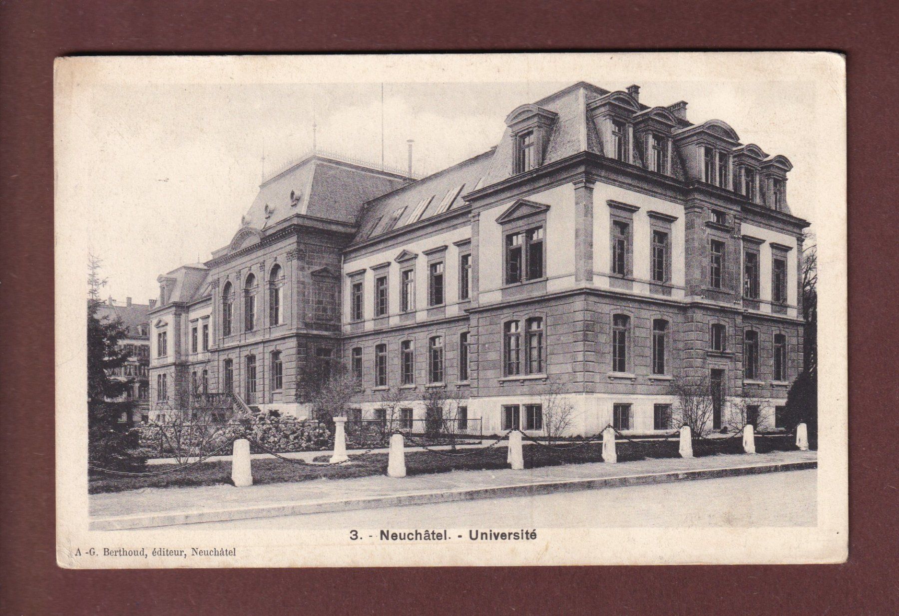 Cartoline postali: NEUCHÂTEL - Université – Usato da Pully venduto da nicecards-shop