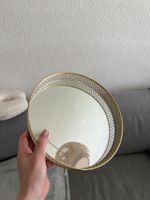 Tablett Spiegel Gold