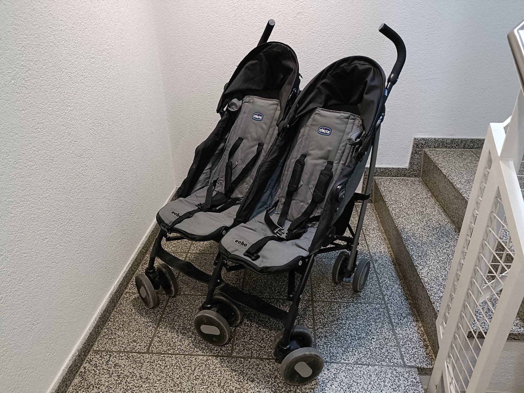 Chicco Carrozzine: Chicco Echo Twin Doppelbuggy // Kinderwagen – Usato da Zürich venduto da chalio 1
