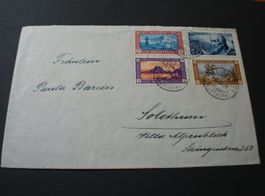 Juventute-Satzbrief 1929, , gestempelt Thalwil, 28.XII.1929
