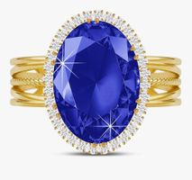 Ring 14k vergoldet