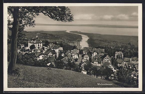 Cartoline postali: Walzenhausen, Totalansicht gegen den Bod – Usato da Berlin venduto da bartko-reher