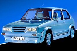 VW GOLF MK 1 „KAMEI“ X1 im Massstab 1:43