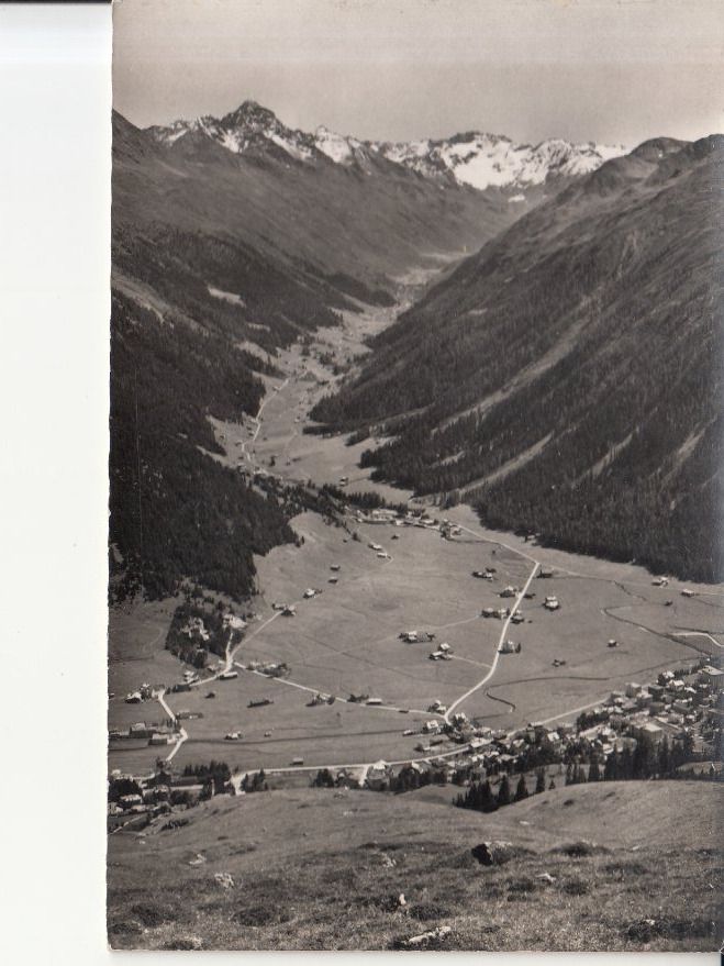 Cartoline postali: Davos Dorf ca. 1945 – Usato da Bürglen TG venduto da StampGraf