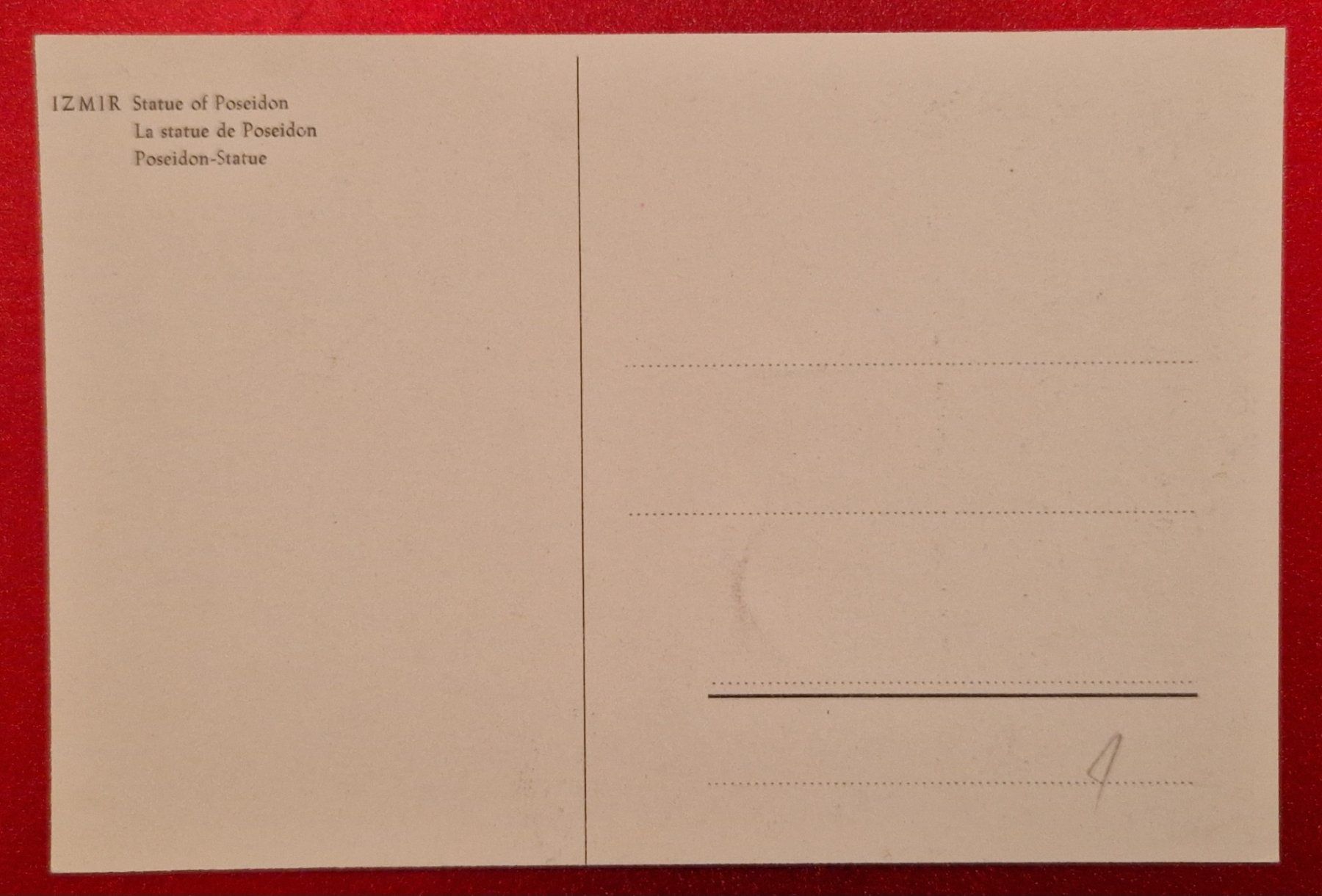 Cartoline postali: IZMIR antike Poseidon Statue rar/top – Nuovo (secondo la descrizione) da Melchnau venduto da Arthurius 1