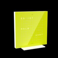 QLOCKTWO Lime Juice Designeruhr —Deutsch