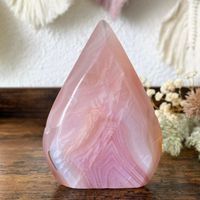 ✲ Jelly Achat Tropfen Freiform ✲ 120g / 90mm Agate Turm