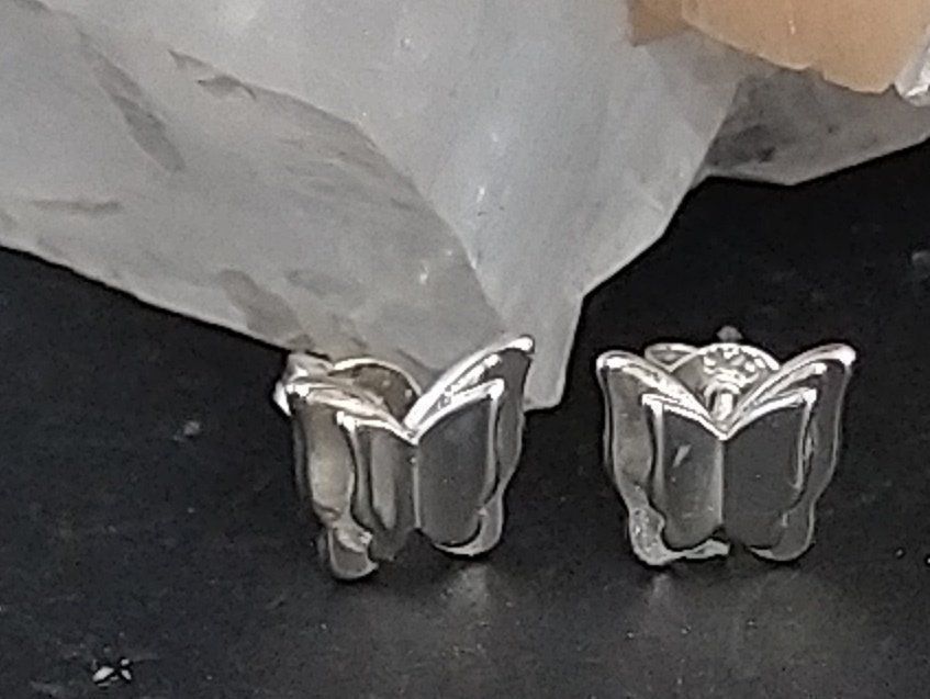Ohrringe & -stecker: SCHMETTERLING OHRRINGE IN 925 SILBER – Gebraucht aus Romanshorn von BoutiqueA 2