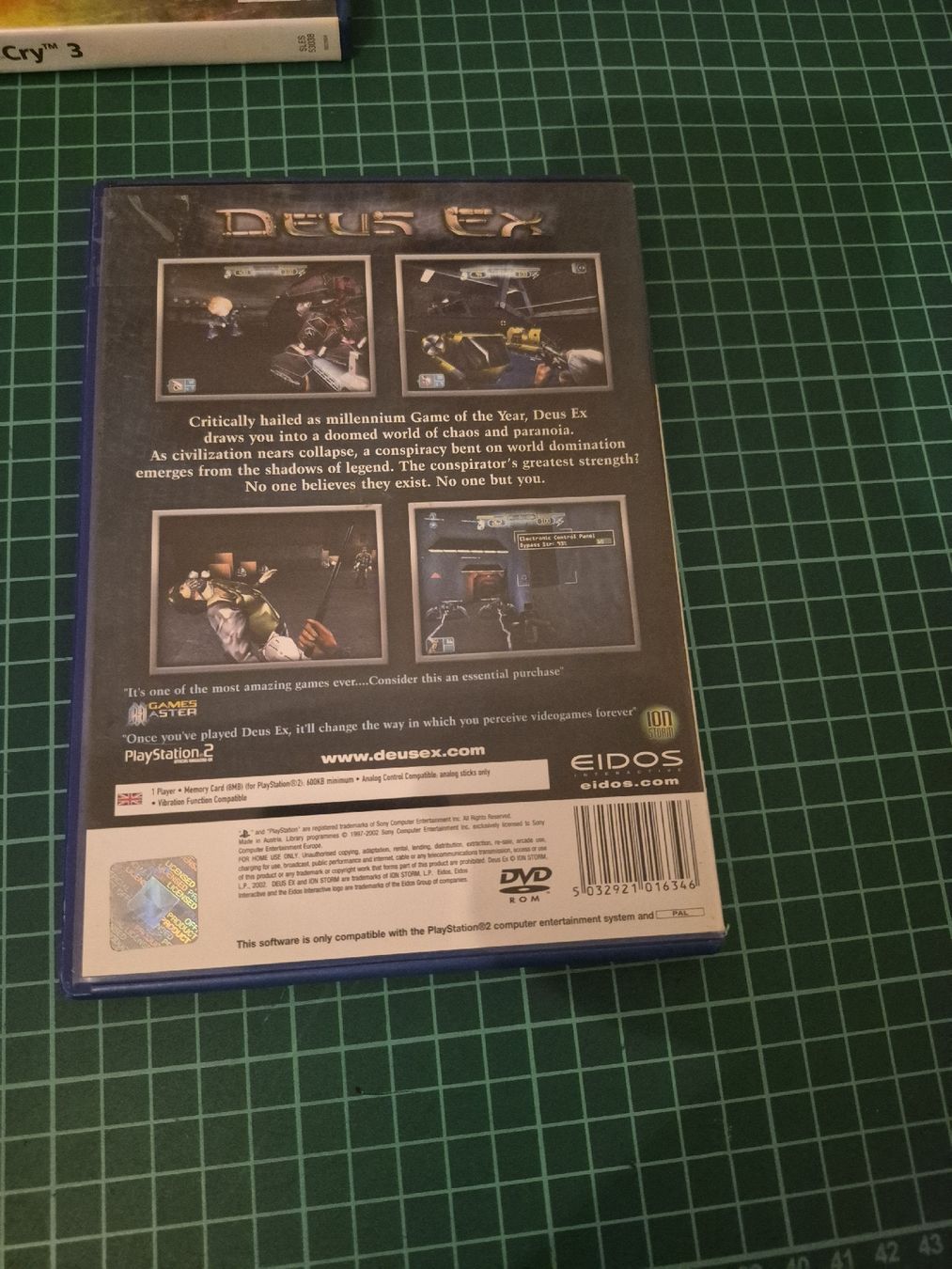 Sony Spiele: Deus Ex - Playstation 2 (PS2) - Complete - Great game! – Gebraucht aus Meyrin von Retro-GZ 2