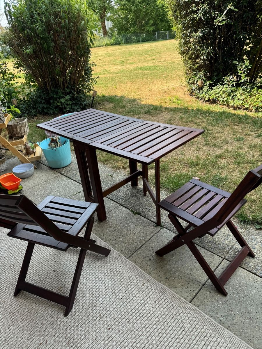 Ikea Tischset: Gartentisch klappbar inkl. Stühle – Gebraucht aus Bülach von cel_7q6j 1