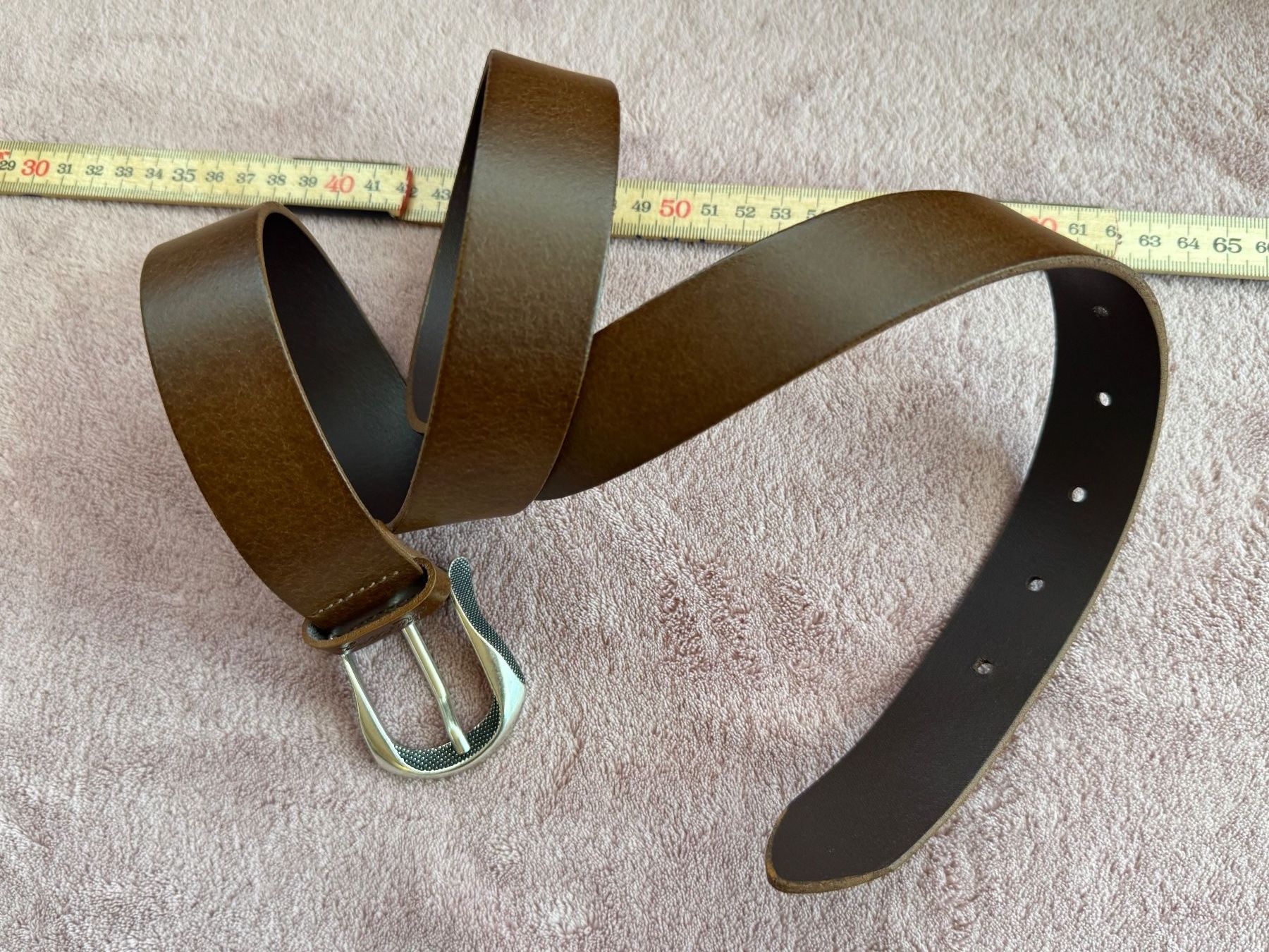 Gürtel: Gürtel Leder braun MUSTANG Gr. 85 – Neu (gemäss Beschreibung) aus Zäziwil von blackpearl