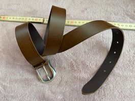 Gürtel Leder braun MUSTANG Gr. 85