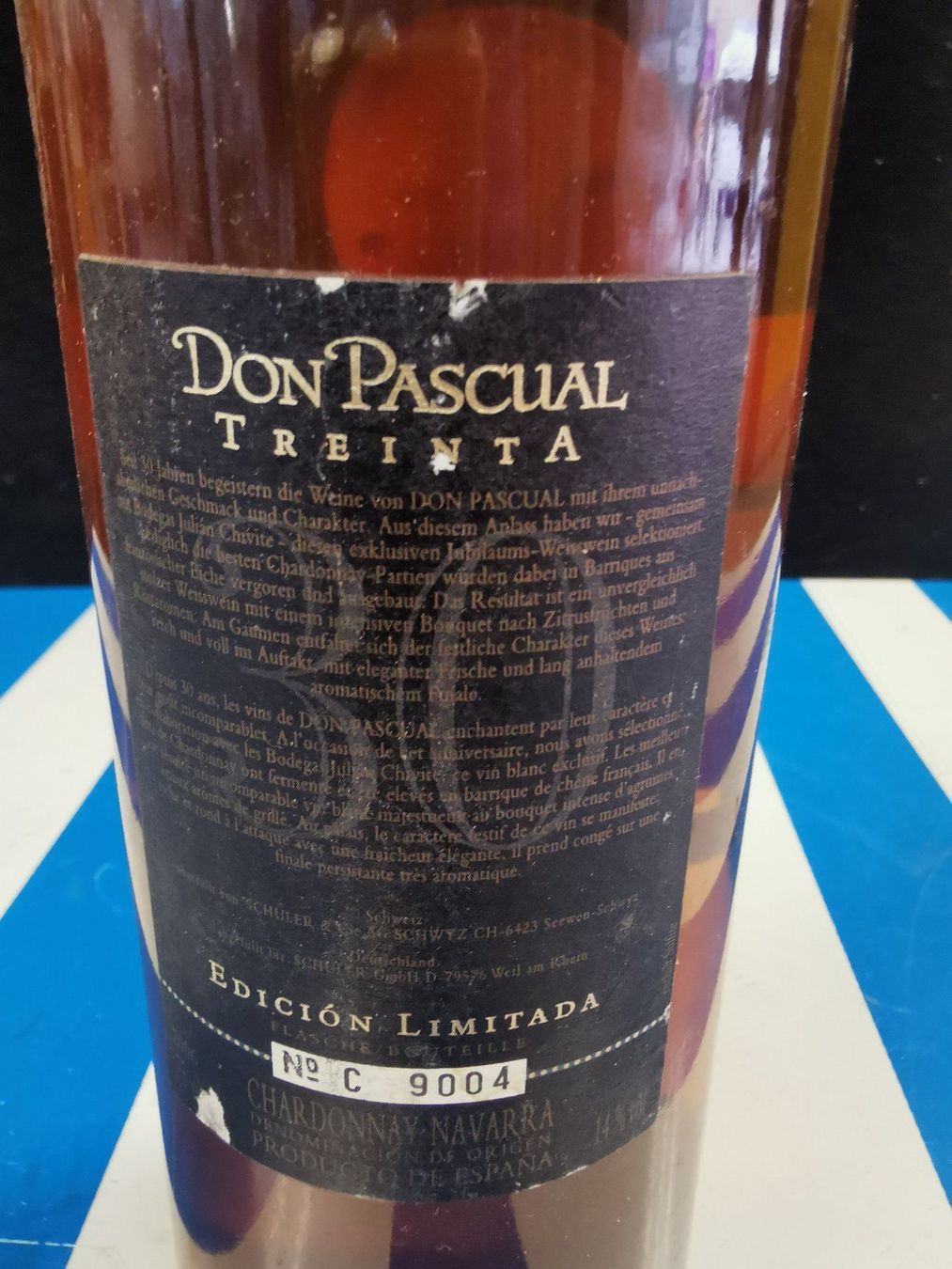 Wein: DON PASCUAL TREINTA 30 EDICION LIMITADA – Neu (gemäss Beschreibung) aus Genève von Leboucheoreilles 3