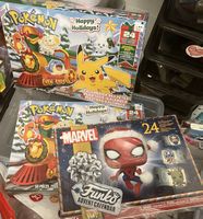 3 Stück Adventskalender: Pokemon & Marvel Funko NEU