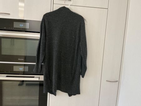 Dunkelgraue Strickjacke, Cardigan, Grösse XS