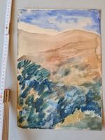 Aquarell 1919 Tessin Otto Roos monogr.da