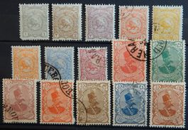 Persien Iran Kat. 110-125 */gest. 1899 Kat. 40 Euro