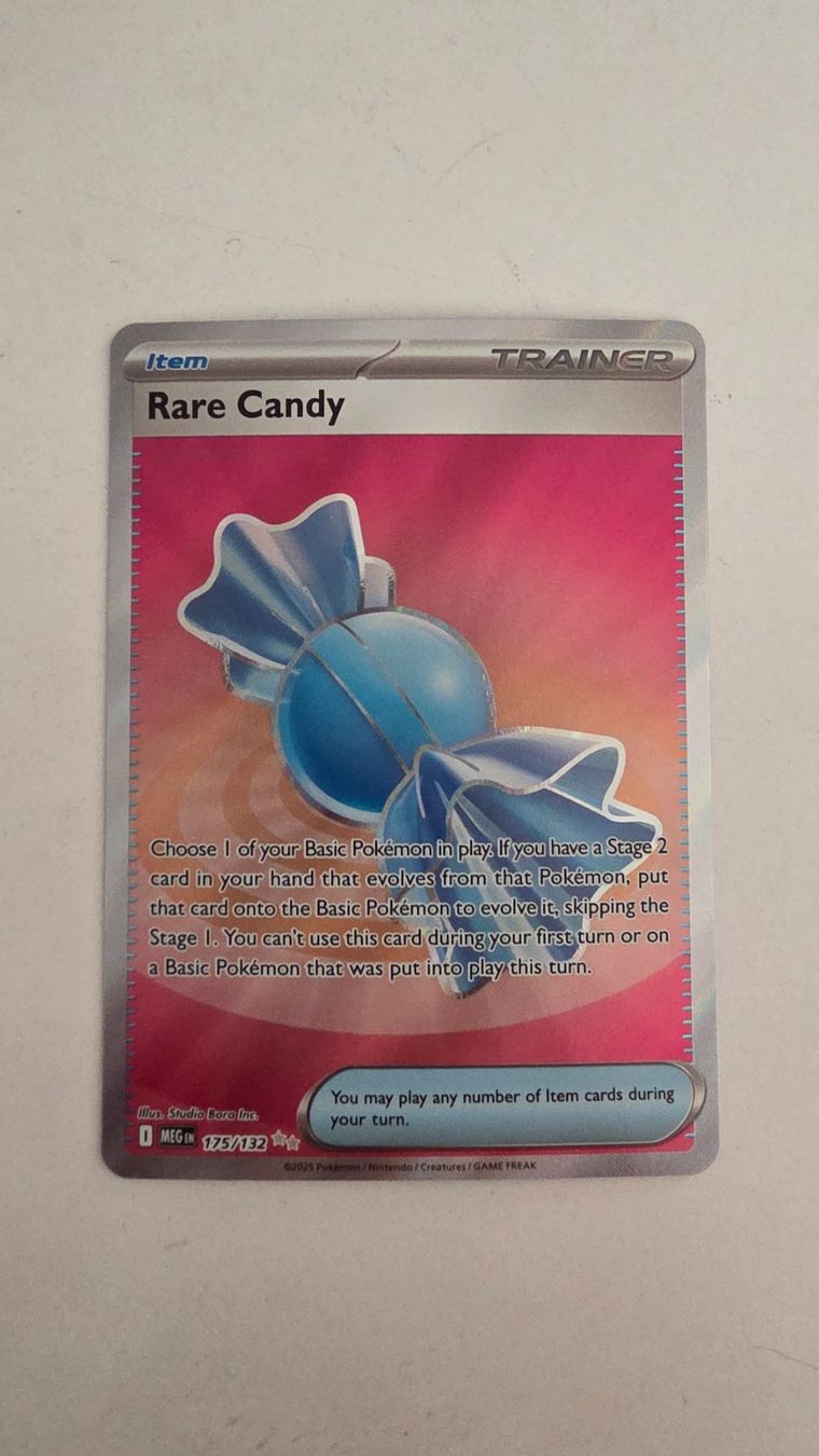 Pokémon Carte collezionabili: Rare Candy - 175/132 - Mega Evolution - Full Art – Nuovo (secondo la descrizione) da Richterswil venduto da Goennjamin90
