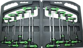 16 TEIL. TORX - + INBUSSCHLÜSSEL-SET IN KOFFER AKTION