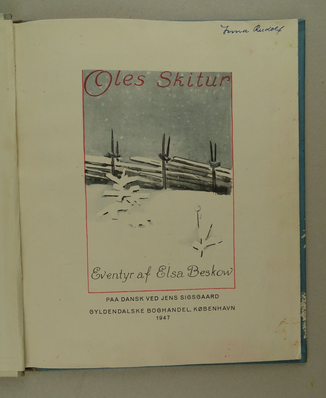 Libri: ELSA BESKOW: OLES SKITUR, BILDERBUCH – Usato da Grüningen venduto da Kartensammler 1