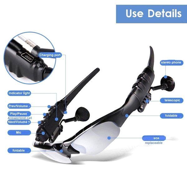 Brillen & Gläser: New Style Sonnenbrille Bluetooth Headset GUNSTIG – Neu (gemäss Beschreibung) aus Waldenburg von suzukibl 3