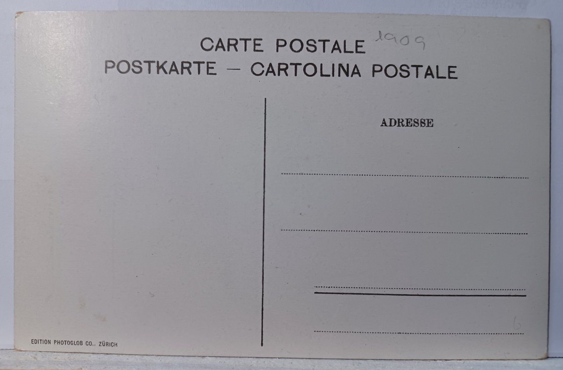 Cartoline postali: Antike Postkarte Schweizer Alpen 1909 – Usato da Aarau Rohr venduto da mgvw 1