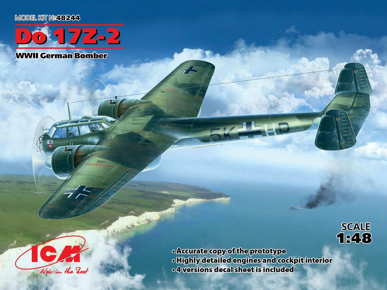 Kit di modellismo & Modellini statici: Dornier Do 17 Z-2 1/48 – Nuovo e nell'imballaggio originale da Bözen venduto da jackieoh
