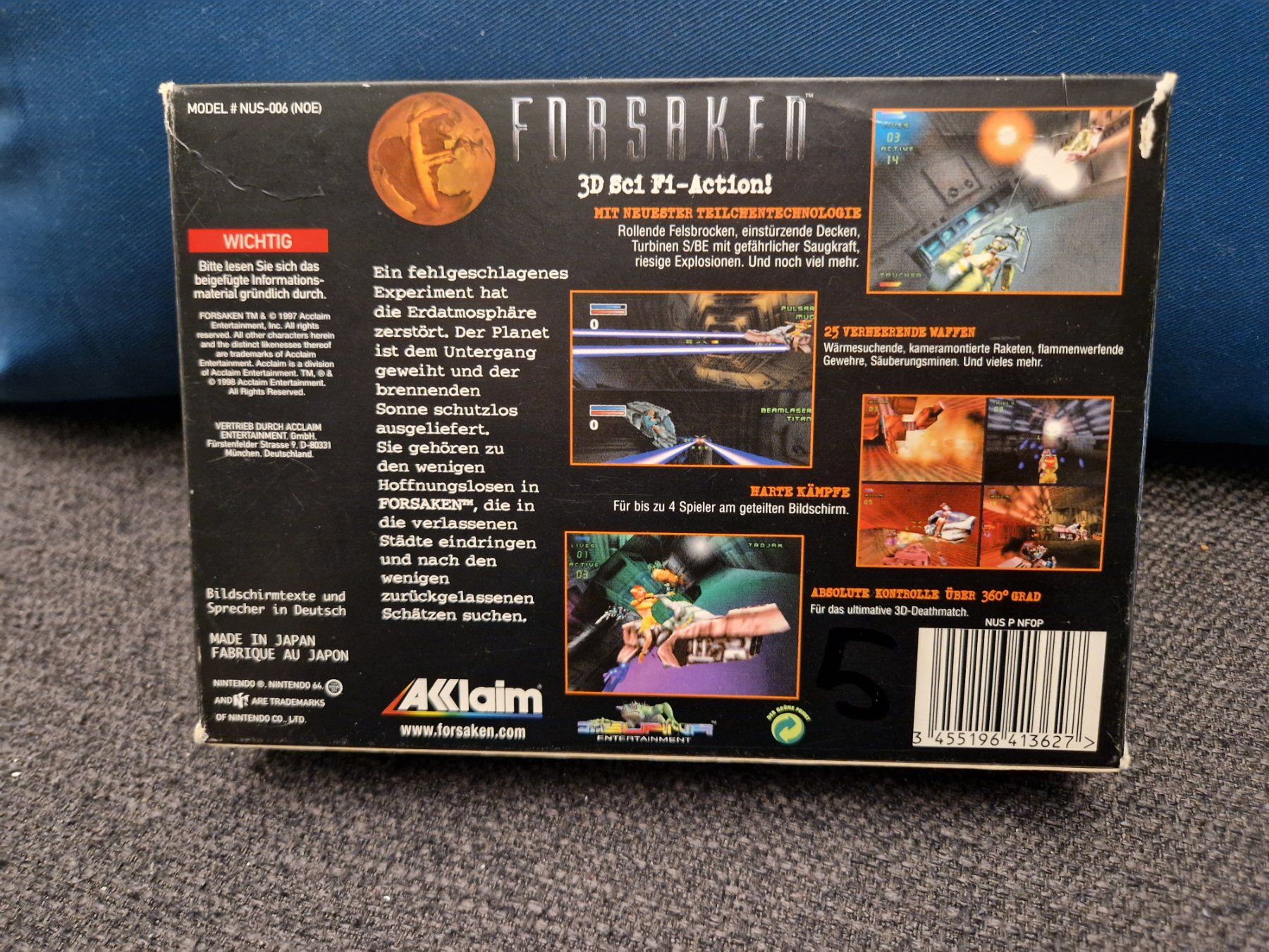 Giochi: Forsaken OVP / N64 – Usato da Rain venduto da Laupia 1