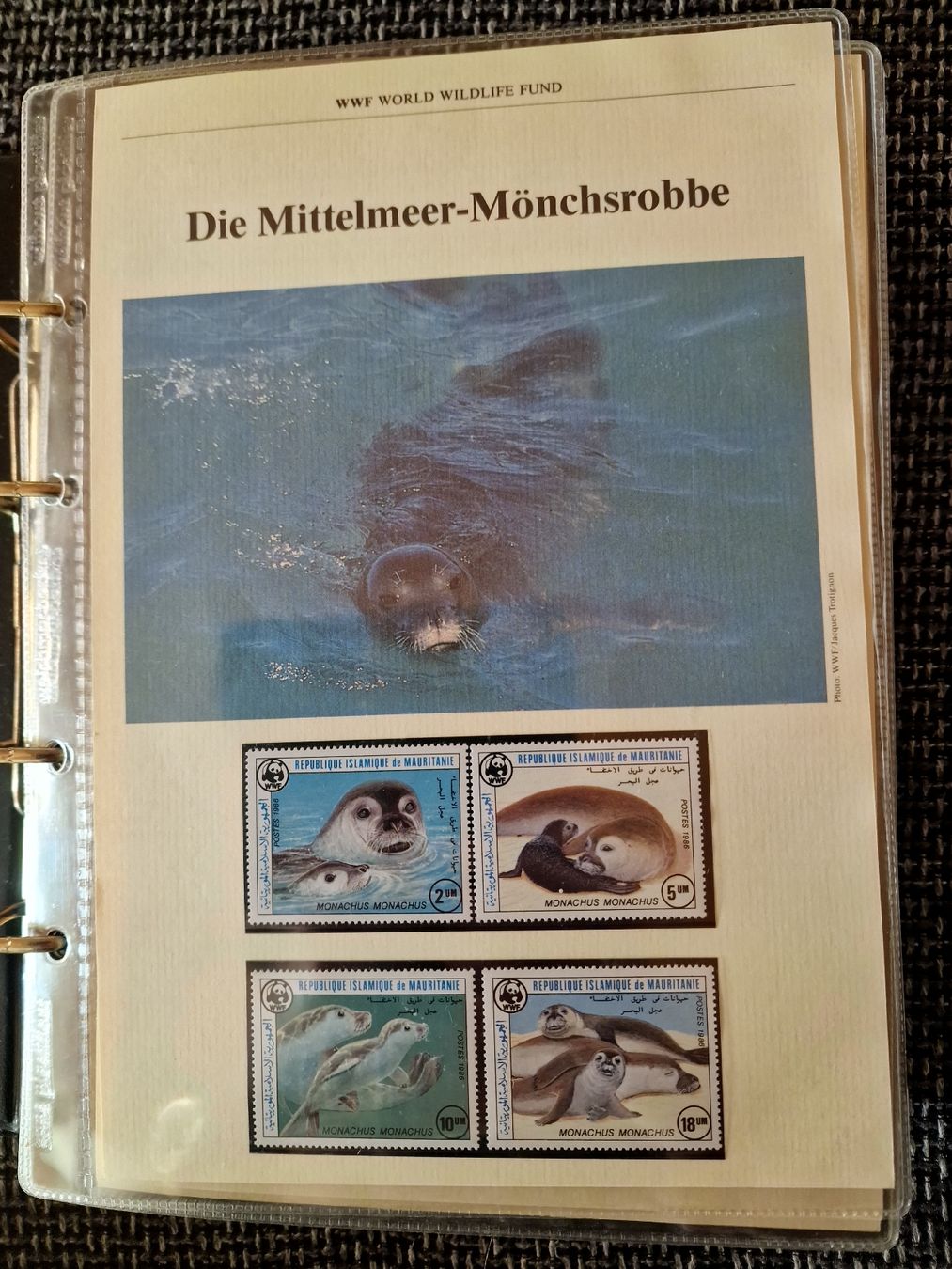 Alle Briefmarken: WWF-Briefmarken Sammel Album – Gebraucht aus Gossau SG von ush_db7j 1