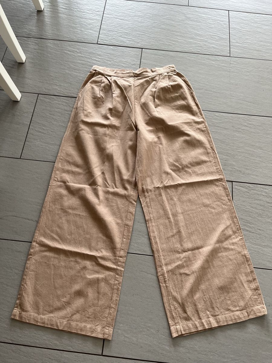 Pantaloni: No Name Stoffhose beige Gr. L – Usato da Herrenschwanden venduto da Kamel1