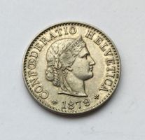 1879 5 Rappen vz+