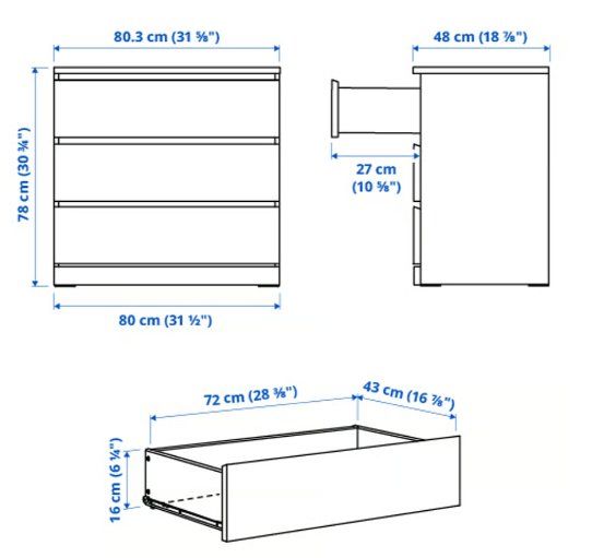 Ikea Cassettiere: Kommode Malm – Usato da Diessenhofen venduto da bos_6g9n 2