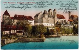 SG 236 Rapperswil Burghalde und Schulhaus 1911