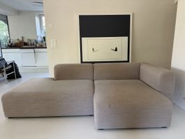 Hay Mags Sofa mit Pouf  (gebraucht)