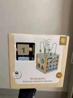 Motorikwürfel aus Holz Baby Spielzeug ab 12 Monaten neu