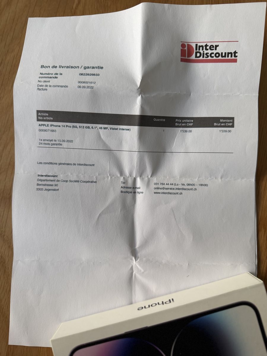 Apple Handys / Smartphones: iPhone 14 Pro – Gebraucht aus Sion von leo_ww9t 4