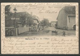 Carte P de 1902 ( Ballens / Le bas du Village )