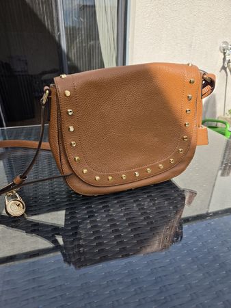 Sac bandoulière Michael Kors cuir marron état neuf