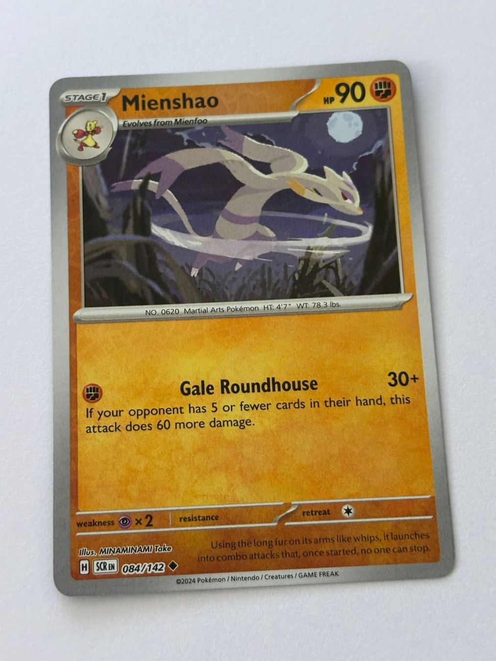 Pokémon Carte collezionabili: Pokemon-Karte Mienshao 084/142 – Usato da Herisau venduto da Seyashop1