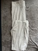 Pantalon évasé côtelé beige 