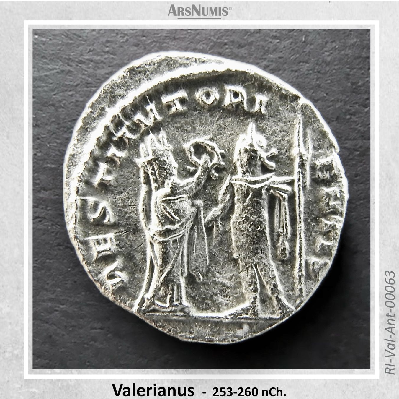 Alle Münzen: Römische Silbermünze - Valerianus – Gebraucht aus Oberwil b. Zug von ArsNumis 3