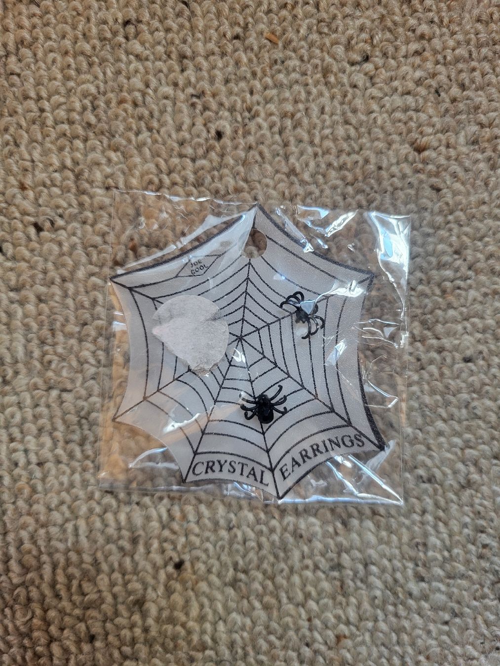 Ohrringe & -stecker: Spider Earrings Black Crystal Web New Condition – Neu und originalverpackt aus Zweisimmen von Adorable 4
