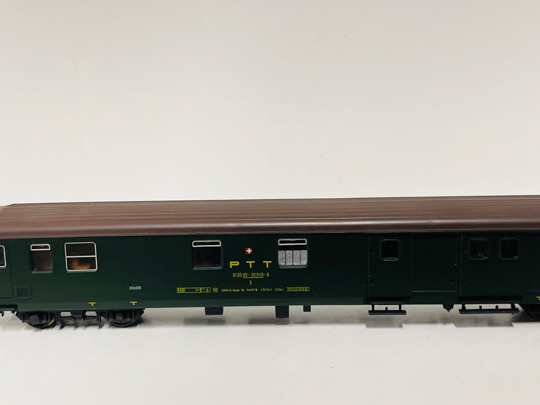 Roco Modellini di ferrovie: Roco SBB Gepäckwagen   H0 DC – Difettoso da Geroldswil venduto da TopTrain54 4